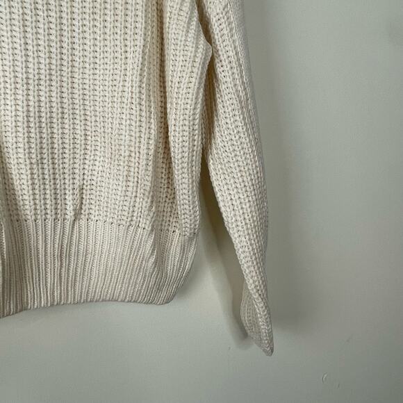 Topshop Cream Knitted Roll Neck Sweater NWT Womens Size 0-2 - Picture 4 of 8